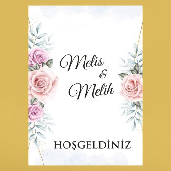 Karşılama Pano Tasarım #068