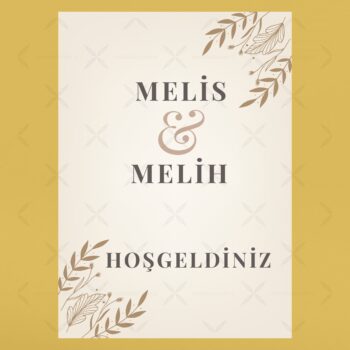 Karşılama Pano Tasarım #070