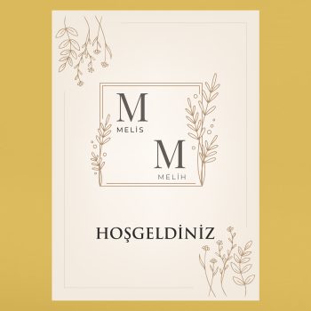 Karşılama Pano Tasarım #072-2