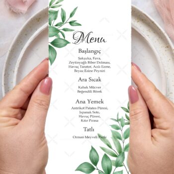 Menü Kartı - Tasarım #240