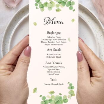 Menü Kartı - Tasarım #241