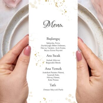 Menü Kartı - Tasarım #242