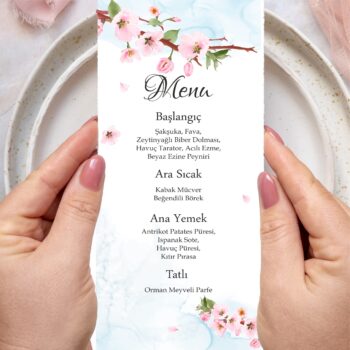 Menü Kartı - Tasarım #247