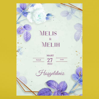 Karşılama Pano Tasarım #026