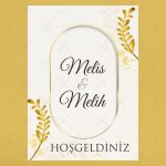 Karşılama Pano Tasarım #054-2
