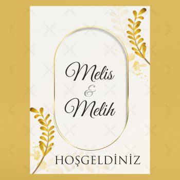 Karşılama Pano Tasarım #054-2