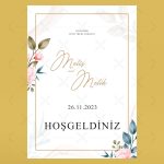 Karşılama Pano Tasarım #120