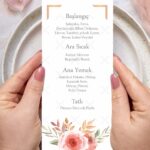 Menü Kartı - Tasarım #11