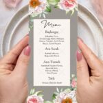 Menü Kartı - Tasarım #204