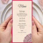 Menü Kartı - Tasarım #215