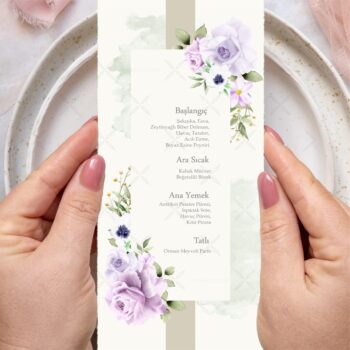 Menü Kartı - Tasarım #31