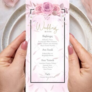 Menü Kartı - Tasarım #36