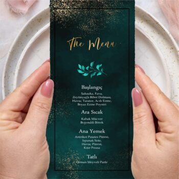 Menü Kartı - Tasarım #40