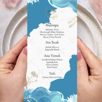 Menü Kartı - Tasarım #45