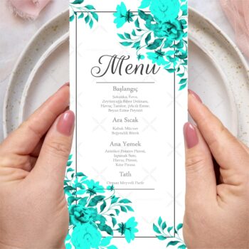 Menü Kartı - Tasarım #56