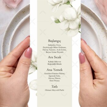 Menü Kartı - Tasarım #59