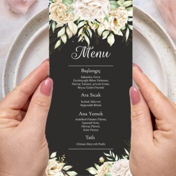 Menü Kartı - Tasarım #61