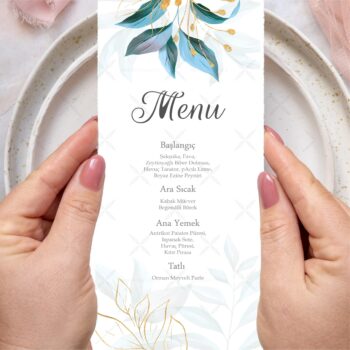 Menü Kartı - Tasarım #67