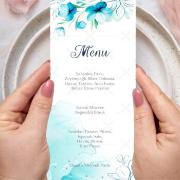 Menü Kartı - Tasarım #73