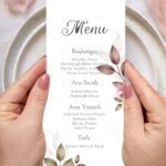 Menü Kartı - Tasarım #78