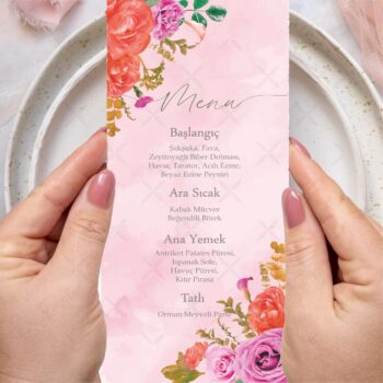 Menü Kartı - Tasarım #84