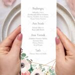 Menü Kartı - Tasarım #26