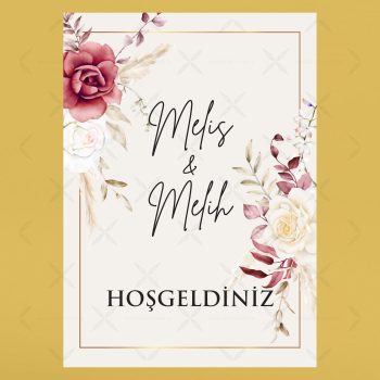 Karşılama Pano Tasarım #055-2
