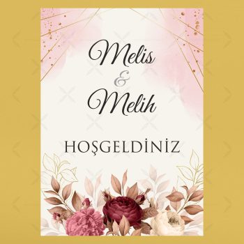 Karşılama Pano Tasarım #056-2